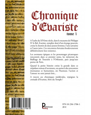 Chronique d'Evariste, Frère du temple ,Tome 1 de Seth Horvath