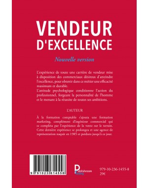 Vendeur d'excellence Nouvelle version de Alban Tattanelli