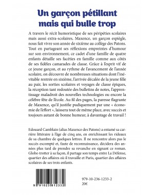 "Un garçon pétillant mais qui bulle trop" de Édouard Camblain