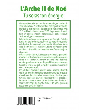 "L'arche II de Noé : Tu seras ton énergie" de Jacques Leger