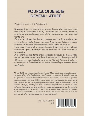 "Pourquoi je suis devenu athée" de Pascal Masi