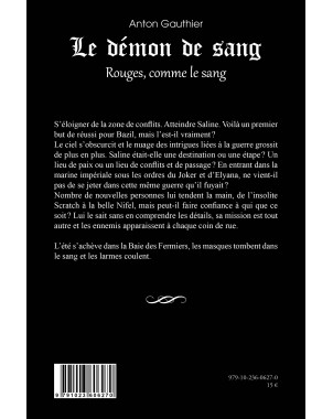 "Le démon de sang - Tome 2" d'Anton Gauthier