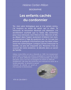 "Les enfants cachés du cordonnier" de CARTIER-MILLON Hélène