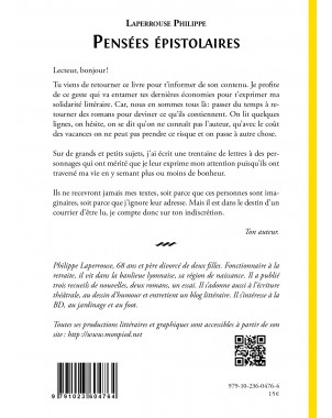 "Pensées épistolaires" de Philippe Laperrouse