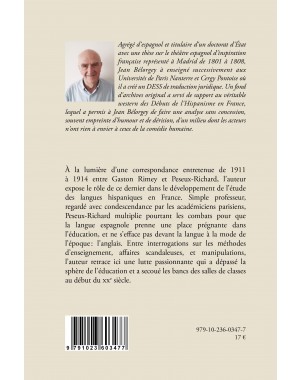 "Les débuts de l"hispanisme en France" de Jean Bélorgey
