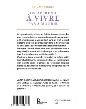 On apprend à vivre pas à mourir de Allan Georges