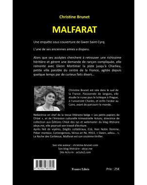 MALFARAT - Thriller - de Christine BRUNET