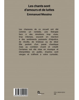 Les chants sont d’amours et de luttes de Emmanuel Messina