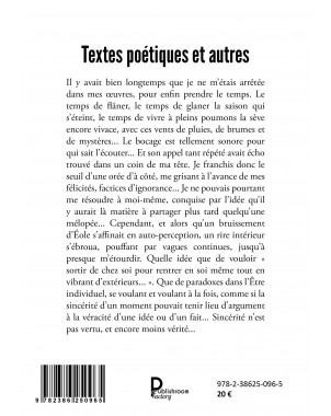 Textes poétiques et autres de Tyfanie Mahé