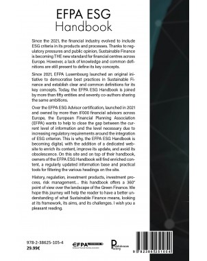 EFPA ESG Handbook de Collective of authors