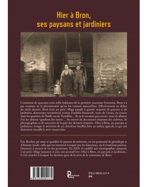 Hier à Bron, ses paysans et jardiniers de Eric BERTHET