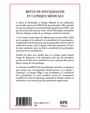 Revue de Psychanalyse et Clinique Médicale n° 53 RPH Éditions