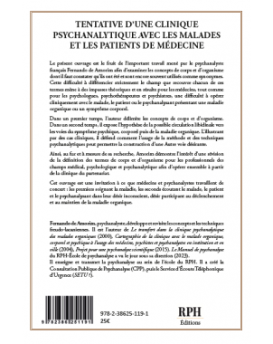 Tentative d'une clinique psychanalytique avec les malades et les patients de médecine  de  Fernando de Amorim