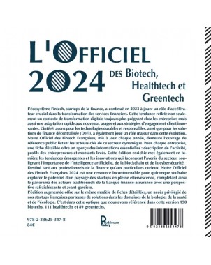 L'Officiel 2024 des FINTECH FRANÇAISES de Investance Partners