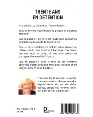 TRENTE ANS EN DETENTION de Françoise EMILLI