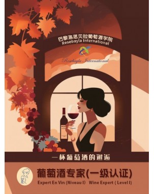 Expert En Vin Niveau I, Wine Expert Level I, 葡萄酒专家(一级认证) de Océane LI