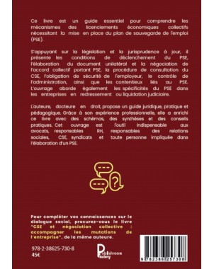 Le droit des plans de sauvegarde de l'emploi (PSE) de Nadia Gssime