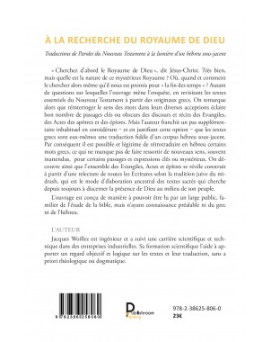À la recherche du Royaume de Dieu de Jacques WOILLEZ