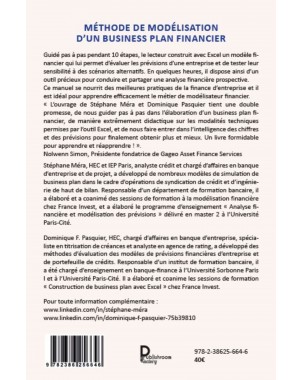 Méthode de modélisation d'un business plan financier de Stéphane Méra et Dominique F. Pasquier