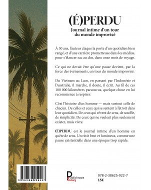 (É)PERDU Journal intime d'un tour du monde improvisé de Christopher QUAREZ