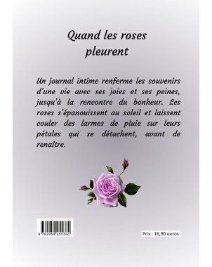 Quand les roses pleurent de Aurore CHARBONNAUD