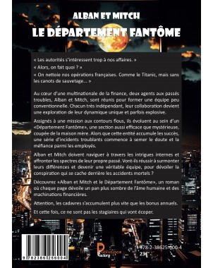 Le département fantôme - Alban et Mitch - de Jean-François CHAMBON