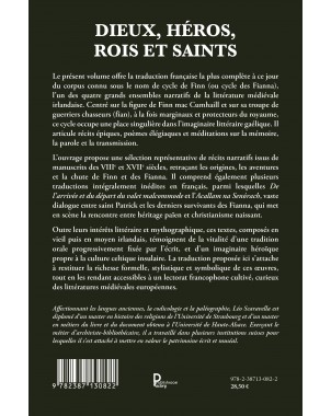 Dieux, héros, rois et saints Mythes, sagas et littérature épique de l'Irlande ancienne. Livre 3 : Les aventures des Fianna