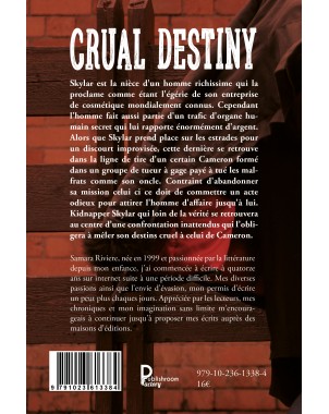 Crual destiny de  Samara Rivière