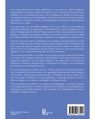 L'Afrique centrale : écologie et gouvernance de Soh Sandeu Christian Monkam