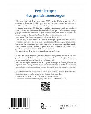 Petit lexique des grands mensonges de Jean Luc Deback