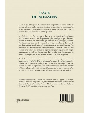 L'Âge du non-sens L'absurde comme horizon dans le discours de l'IA de Thierry Philipponnat