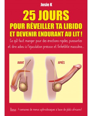 25 jours pour réveiller ta libido et devenir endurant au lit ! de Josie K