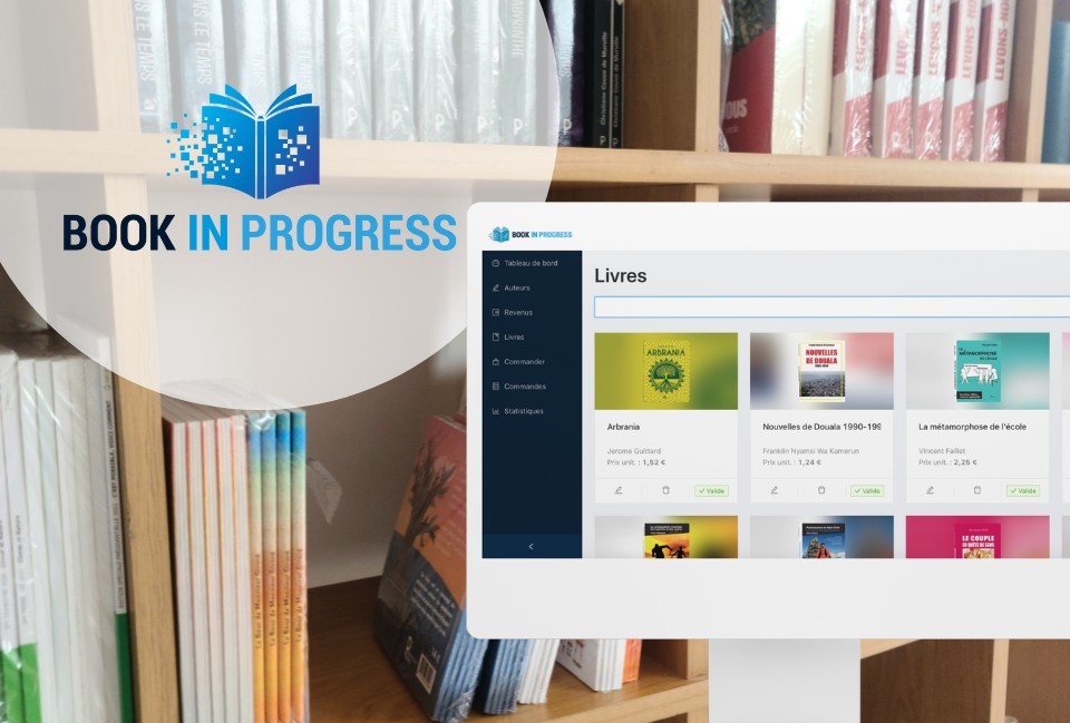 Notre plateforme d'impression à la demande 100% française : Book In Progress