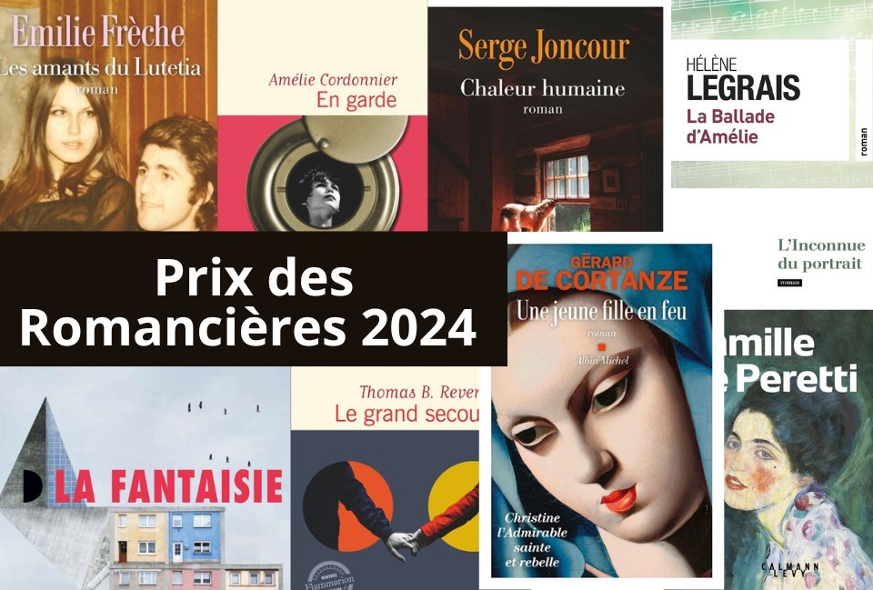 La première sélection du prix des Romancières 2024