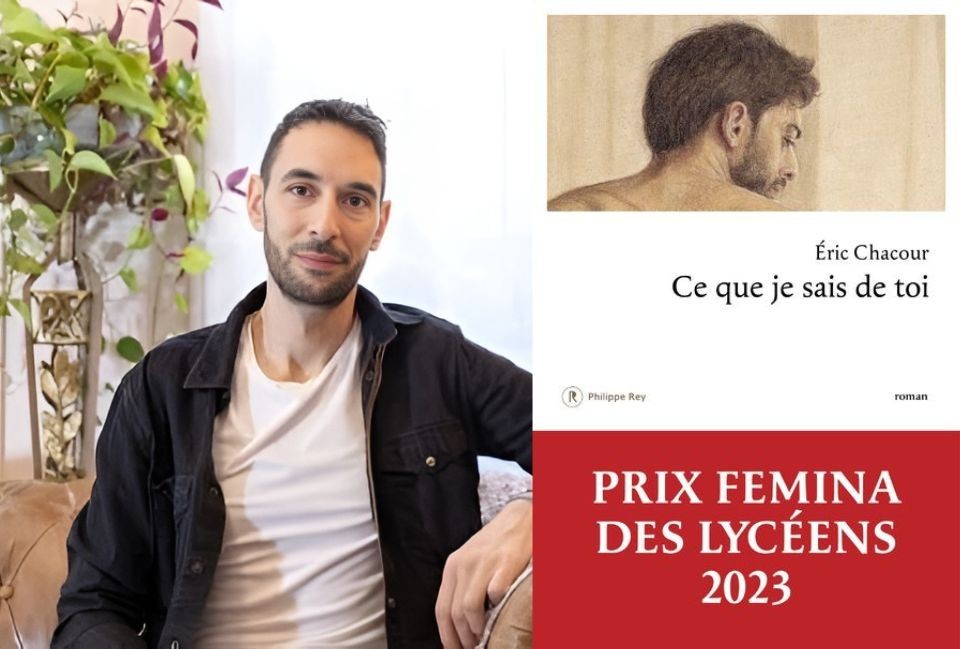 Éric Chacour, lauréat du Prix des Libraires 2024