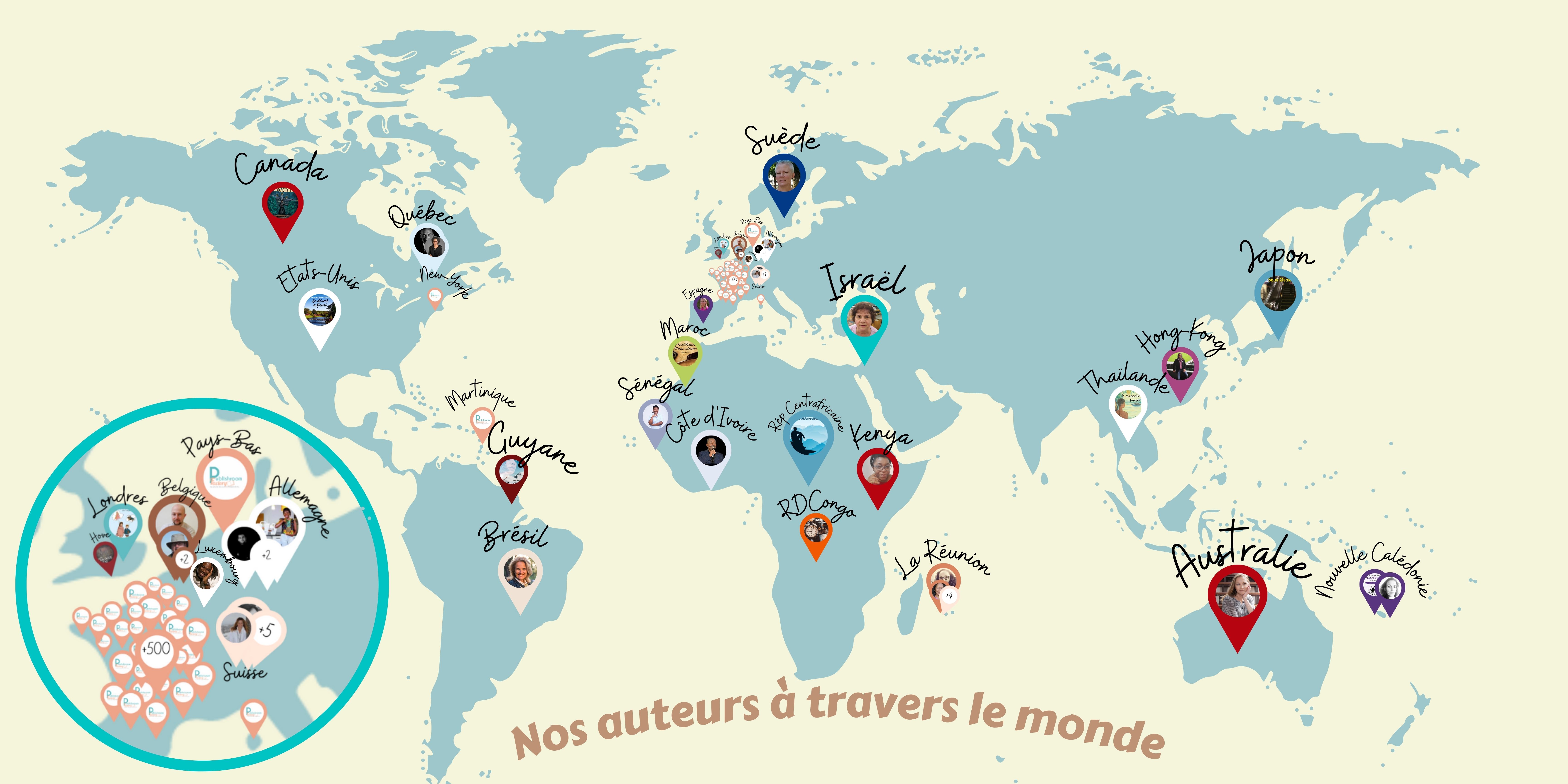 map auteurs